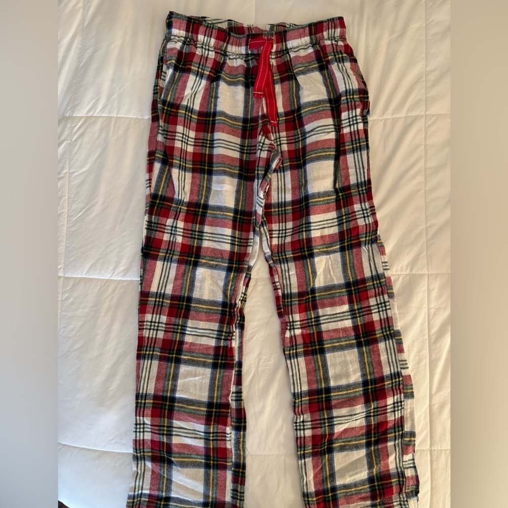 old navy plaid pj pants